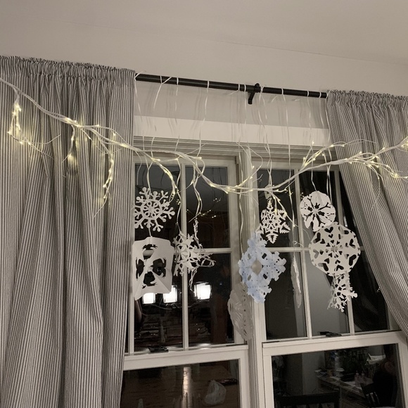 10 ft white birch LED garland - Picture 2 of 4
